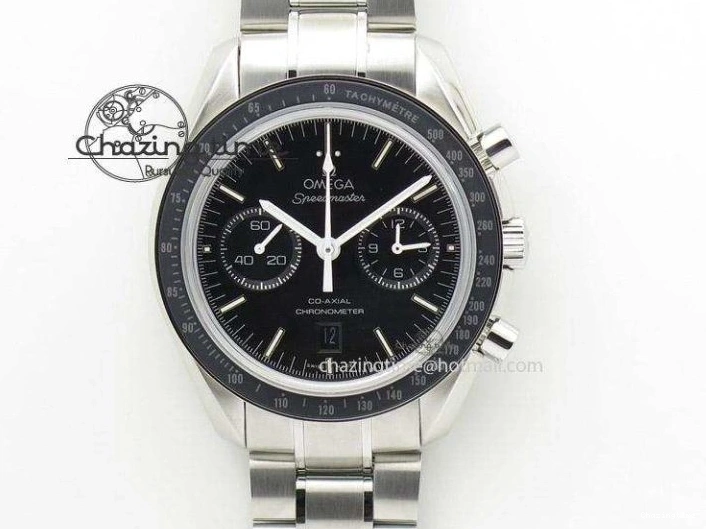 0128 QuickDry De Ville Chronograph RG OMF 1:1 Best Edition Blue Dial On Blue Leather Strap A 8107